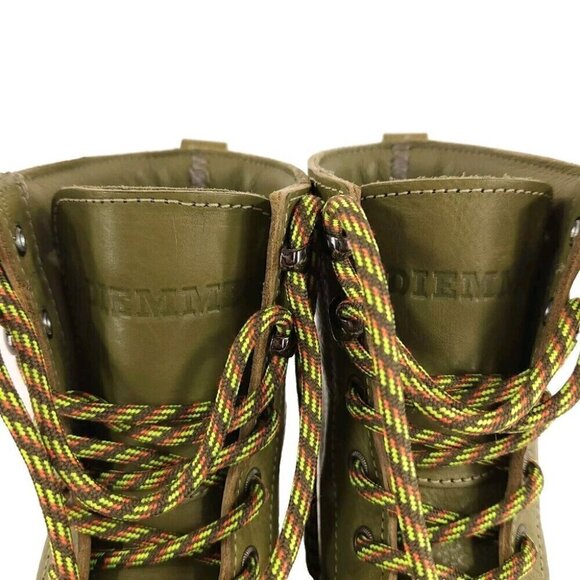 Diemme Leather Anatra Boots 36 6 Womens Olive Green New - Picture 5 of 16